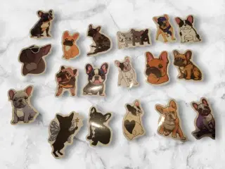 Fransk Bulldog Klistermærke-Pakke – 10 Unikke Desi