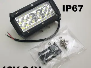 NY! 30 LED 9600LM 12-24V 6000K IP67 90W / LED BAR 
