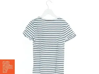 Stribet t-shirt med dinosaurmotiv i palietter fra H&M (str. 140)