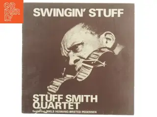 Swingin&#39; Stuff vinylplade af Stuff Smith Quartet (str. 31 x 31 cm)