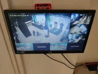 9 stk. Overvågningskameraer, CamVision