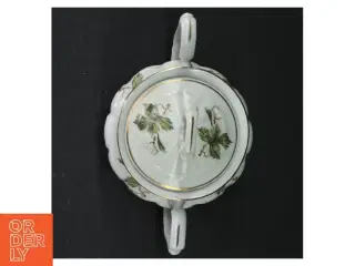 Porcelænssuppekop med låg (str. Ø. 9,5 cm)