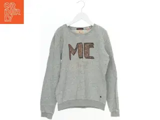 Grå sweatshirt med knapper bagpå fra scotch r’belle (str. 152)