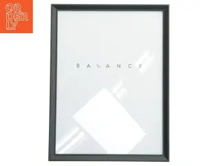 Balance plakat i ramme fra IKEA (str. 42,5x32,5 cm)