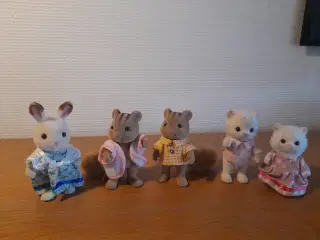 Sylvanian families 5 figurer