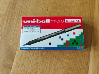 12 stk. Uni-Ball UB-155 – klassisk rollerpen.