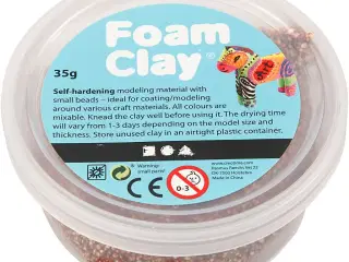Foam Clay® Brun - 35g Selvhærdende Modelleringsmateriale
