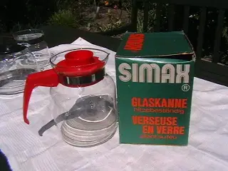 4 stk Kaffemaskine Glaskander.