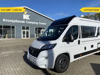 2023 - Euramobil V635 EB   Eura Mobil V 365 EB automat gear og med to enkelt senge. KUN KØRT 4.000 KM.