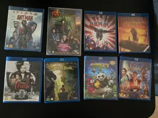 Blandet dvder og Blu Ray 
