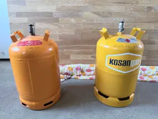 2 stk 11 kg gasflasker 