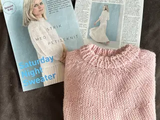 Hjemmestrikket sweater 