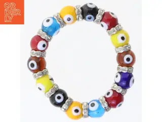 Armbånd med perler (str. 16 cm)