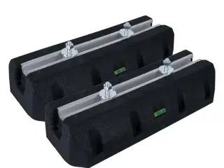 Monoblock montageblok med skinne - 1000mm - 2 stk.