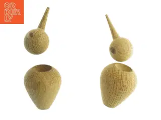 Dekorative træfigurer, fugle (str. 11 cm) fra Architect made