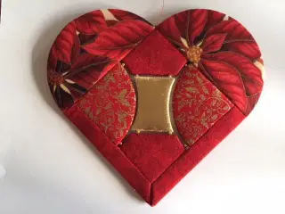 Hjerte i Patchwork