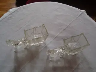 Gl. Glas hestevogne (salt kar)