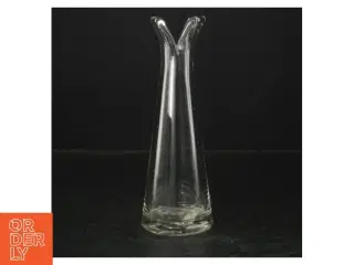 Gennemsigtig glasvase (str. 18 cm)