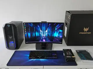 RTX 3060 Gamer Pc +24" Gamer Skærm