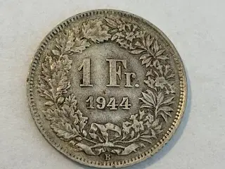 1 Franc Switzerland 1944
