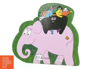Barbapapa Børnepuslespil i formet æske fra Barbo Toys (str. 27,5x26 cm)