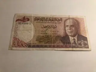 1 Dinar Tunisia 1980