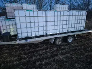 Palletank med plastikpalle 1000l 