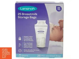 Brystmælk opbevaringsposer fra Lansinoh (str. 11 x 13 cm)