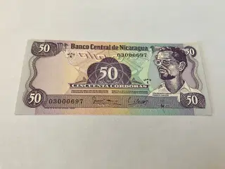 50 Cordobas Nicaragua