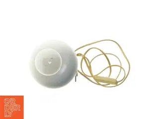 Hvid bordlampe (str. 41 cm)