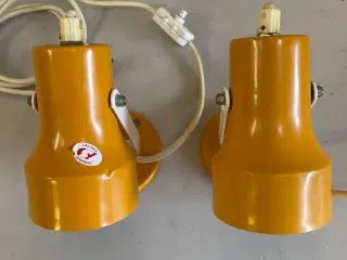 Agneta Vaxjo Sweden 2 stk sængelamper fra 70’erne