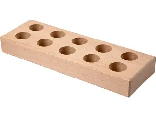 Praktisk limstifteholder i træ til skrivebordet