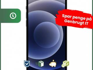 Apple iPhone 12 Mini 128GB (Sort) - Grade C - mobiltelefon