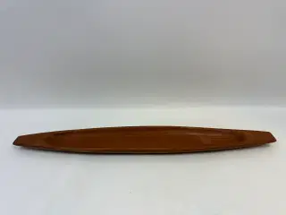 Aflangt retro teak fad (FDB)