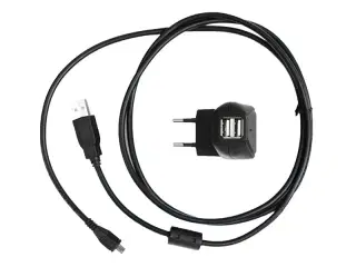 10W 5V 2A strømforsyning med Micro USB port - Kompatibel DK-stik