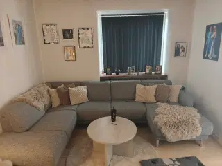 højrevendt hjørnesofa med chaiselong