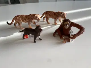 4 Schleich dyr - nye med tags