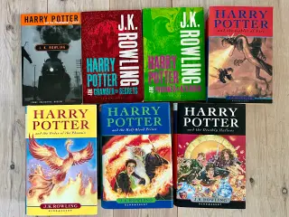 Engelske Harry Potter bøger
