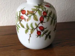 Flot håndmalet vase.