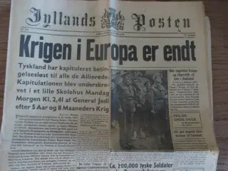 Danmarks befrielse 1945. Aviser - flere.