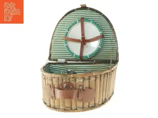 Picnic kurv med service (str. 42x34x20 cm)