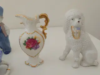 10 stk blandede små porcelænsemner.