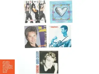 Samling af 7” vinylsingler (str. Ø. 17,5 cm)