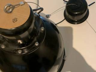 Sort lampe