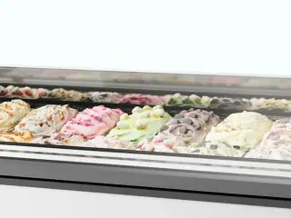 Tefcold Isdisk med ventileret køl – 118 L
