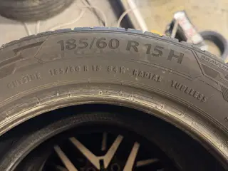 2 stk 185/60/15 sommer barum