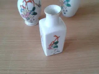 3 små søde vaser