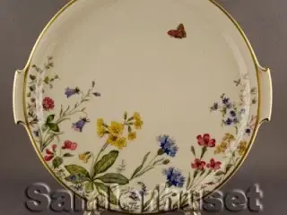 Danmarks Flora Kagefad Rundt 28 cm.