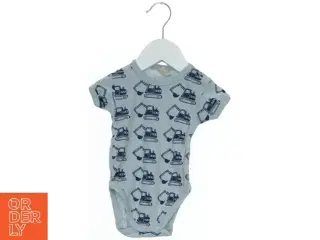 Baby bodystocking med skovlmaskine print fra Little One (str. 68)