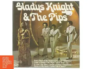 Gladys Knight & The Pips Vinylplade fra Hallmark Records (str. 31 x 31 cm)